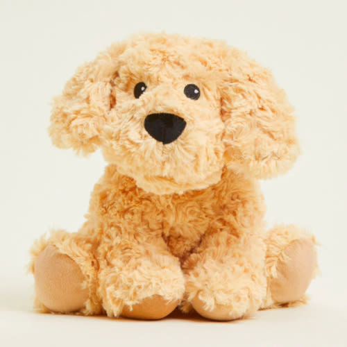 Warmies Golden Dog Stuffed Animals | Weighted Golden Dog Plush
