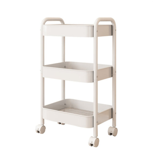 Latitude Run® 3-Tier Rolling Utility Cart with Handle | Wayfair