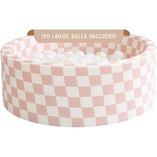 Amazon.com: Ball Pit for Babies 6 Month to 6 Years Old with 150 Balls Included - BallPit for Toddlers 1-3 - Baby Ball Pit with Balls Included - Pink Ball Pit : Toys & Games