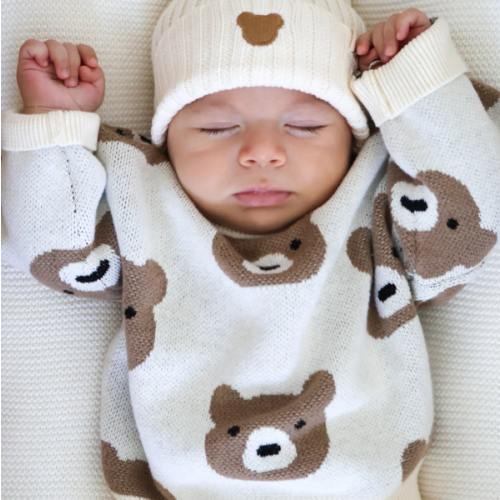 Little Bear Jacquard Sweater