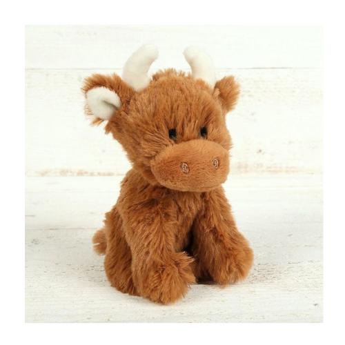 Highland Cow Soft Toy, Mini, Cuddly Toy, Cow Gift, Newborn, Present, Toy, Boy, Cute, Girl, Baby Gift