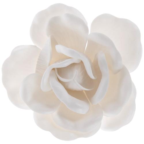 White Flowers Adhesive Wall Art