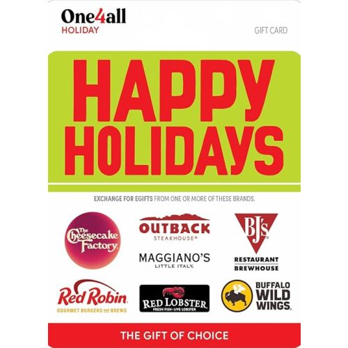 Happy Holidays Dining Gift Card