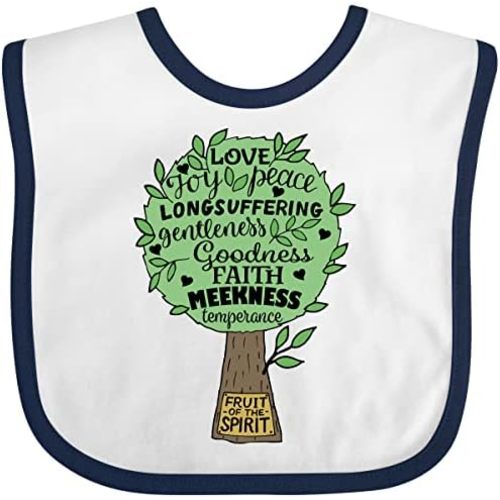 inktastic Fruit Of the Spirit Bible Quote Baby Bib