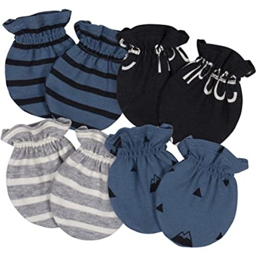Grow by Gerber baby-boys 4-pack Mittens