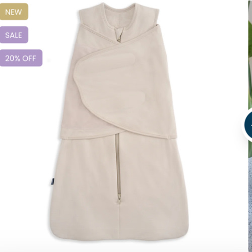 HALO Supersoft Bamboo Swaddle 2.0 TOG in Oat | Cozy & Breathable