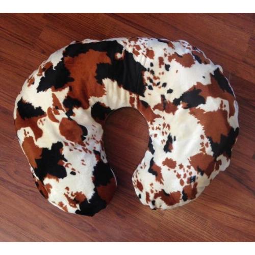 Western Cow / Pony Print Nursing Pillow Cover Black & Tan - Etsy