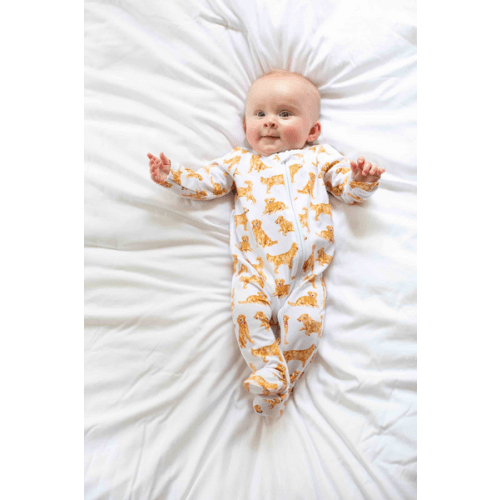 Golden Retriever Baby Sleeper | Mud Pie