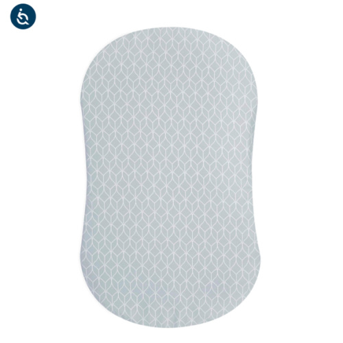 HALO - BassiNest Fitted Sheet 100% Cotton | Morning Mist - Gray