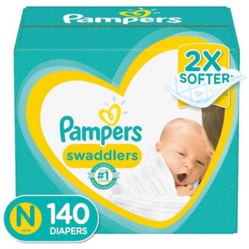 Pampers Swaddlers Disposable Diapers Enormous Pack - (Select Size), Size: Size 0 (140 Count)