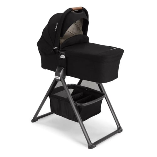 Nuna MIXX Bassinet + Stand in Caviar