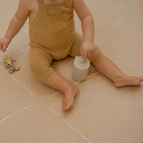 Toddlekind Premium Foam Playmats Tulum Collection - Sandstone, Standard