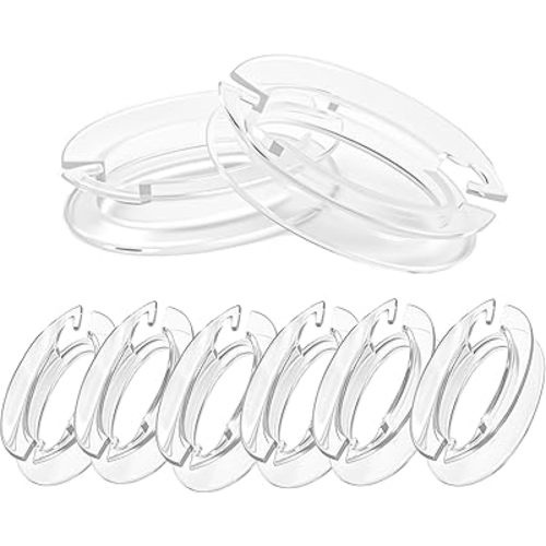 8 Pack Blind Cord Winder Safety Blind Cord Holder Clear Baby Proof Window Blinds Cords Safety Childproof Blind String Wrap Blind Cord Wrap Cleat Alternative Protect Kids and Pets, No Wall Damage