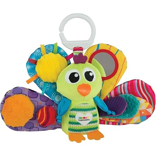 LAMAZE Clip & Go Jacques The Peacock, One Size