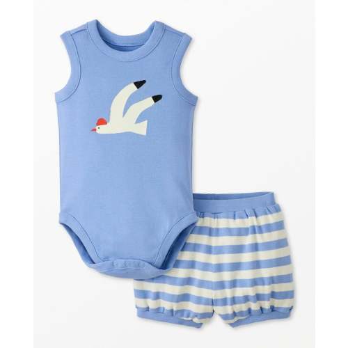 Baby Sleeveless Bodysuit & Bloomers Set | Hanna Andersson