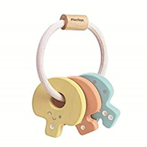 Wooden Baby Toys - Pastel Keys