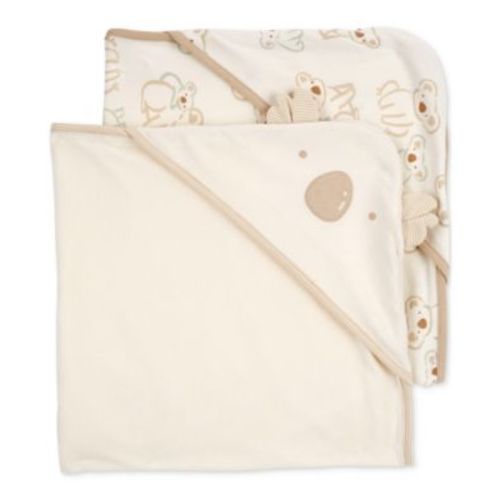 Baby Koala Hooded Terry Towels, Pack of 2
