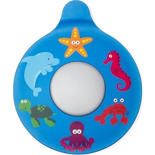 Fun Heavy Duty Bathtub Stopper for Kids, Secure Drain Cover for Bath Tubs, Sinks, and Laundries, 100% BPA Free Silicone