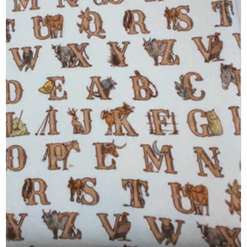 Western Alphabets Crib Sheet