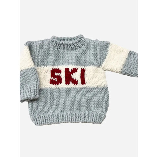 The Blueberry Hill Ski Sweater in Bowie Gray
