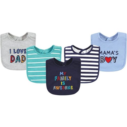 Hudson Baby Unisex BabyCotton Bibs