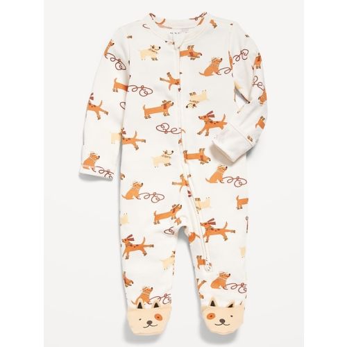 2-Way-Zip Sleep & Play Footed One-Piece for Baby | Old Navy