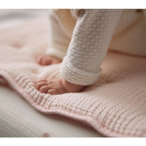 Cuddle Me Muslin Baby Quilt | Pottery Barn Kids