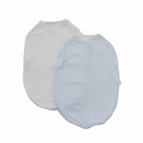 Cocoon Swaddle - Baby Blue Gingham print