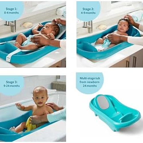 Amazon.co.jp: The First Years Sure Comfort Deluxe Newborn To Toddler Tub Blue by The First Years [並行輸入品] : Baby