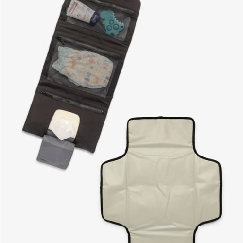 Diaper Changing Pad Organizer - Black