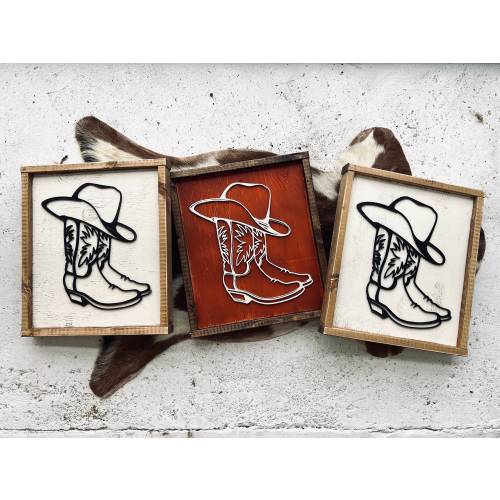 Cowboy Boots & Hat *MADE TO ORDER*