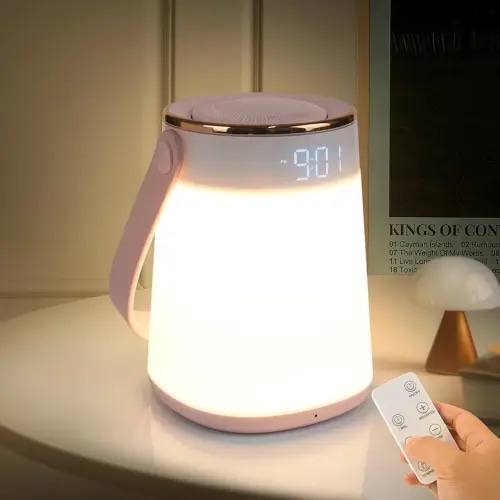 Amazon.com: Soshine Baby Night Light,Nursery Light for Kids Breastfeeding and Sleep Aid USB Rechargeable Remote-Controlled Nursery Night Light with Timing and Temperature Display : Baby