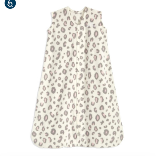 Leopard Pink Micro-Fleece Wearable Baby Blanket L | HALO