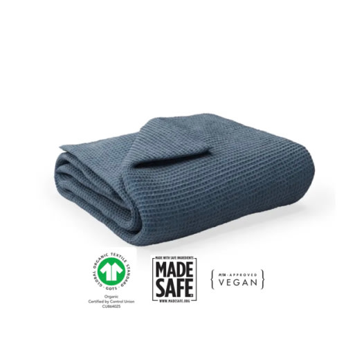 Organic Waffle Baby Blanket