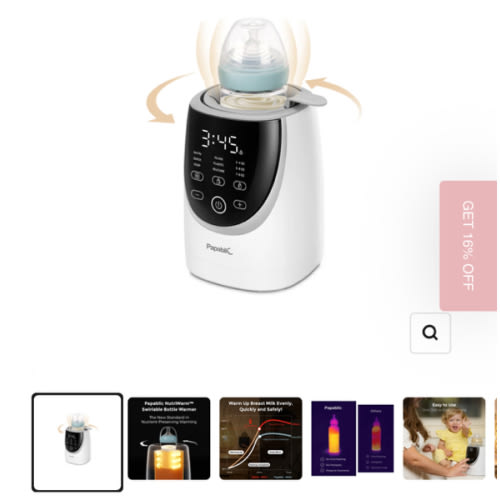 Papablic NutriWarm™ Swirlable Bottle Warmer