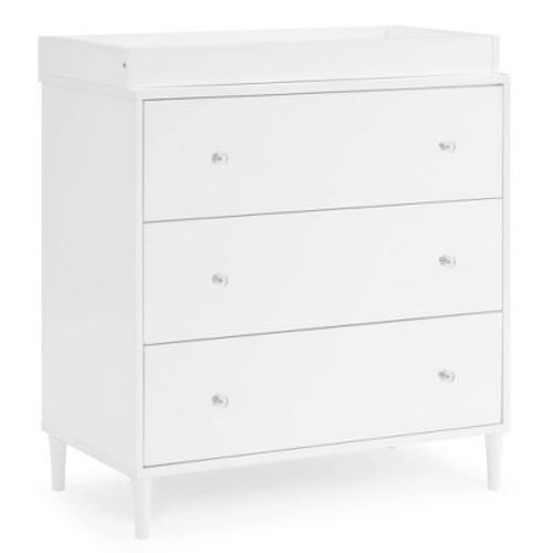 Delta Children Bowie 3 Drawer Dresser With Changing Top - Black