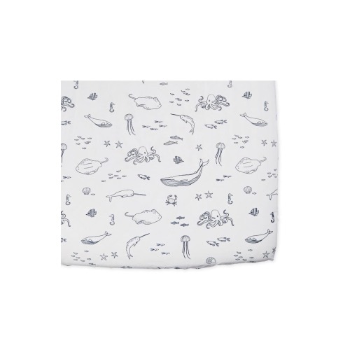 Bunny Hop Organic Cotton Crib Sheet