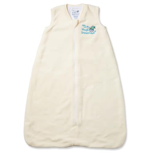 Baby Merlin's Magic Dreamsack - Microfleece Wearable Blanket Baby Sleep Sack - Transition Sleep Sack for 6-12 Months Babies - Promotes Restful Sleep and Liberty of Movement - Cream
