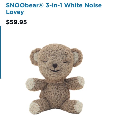 SNOObear | White Noise Machine for Babies – Happiest Baby