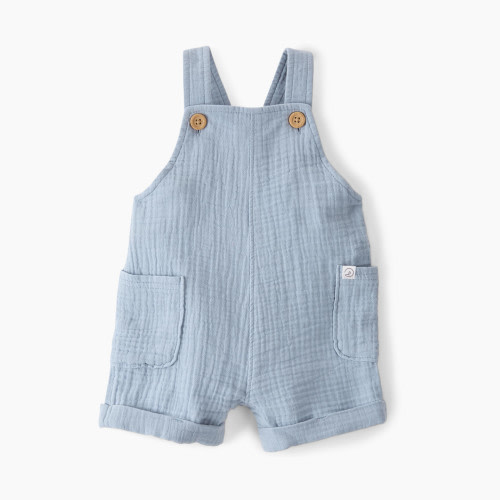Carter's Little Planet Organic Cotton Gauze Shortall - Blue, 3M