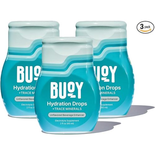 Buoy Electrolyte Drops | 120 Servings | No Sugar, No Sweeteners | Dietitian Recommended | Trace Minerals, Vitamins | Purposefully Unflavored | Add to Any Drink - 3