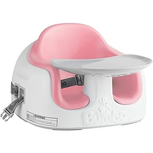 Bumbo 3-in-1 Baby Multi Seat Booster with Feeding Tray, 6-36 Months, Cradle Pink