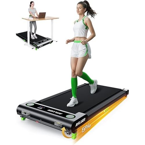 Walking Pad with Incline, Akluer Incline Treadmills for Home, 2.5 HP Under Desk Treadmill Small with Remote Control, Walking Pad Small Treadmill with LED Display