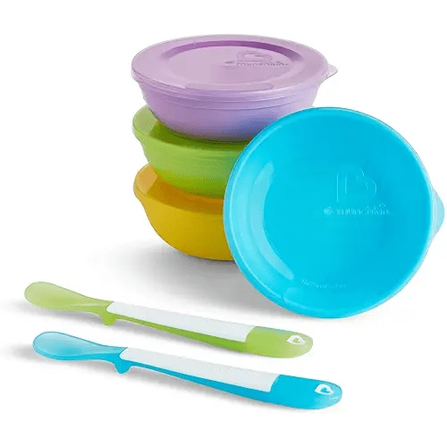 Primo Passi - Bamboo Fiber Kids Food Containers Set of 3 - Little Elephant