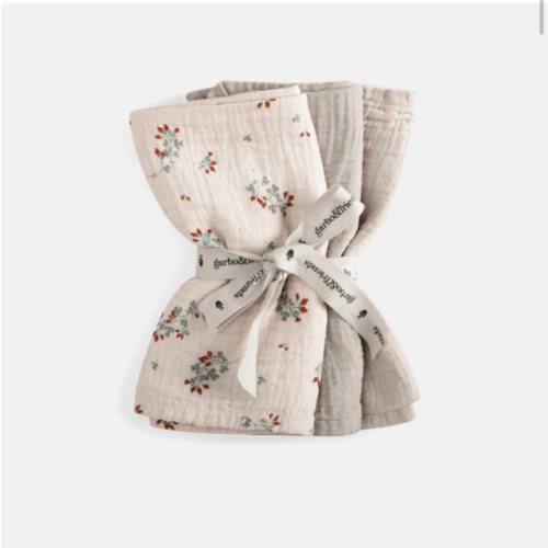 Muslin Burp Cloths 3 pcs