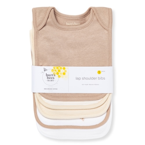 Hello Moon Organic Cotton Baby Bibs 5 Pack