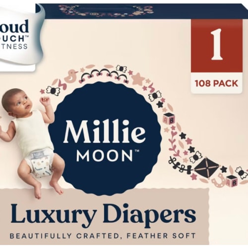 Millie Moon Diapers - Size 1 - 108ct