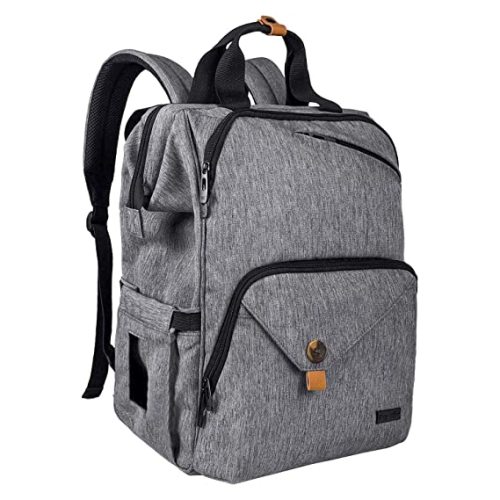 Hap Tim Diaper Bag Backpack- Light Grey (US7340-G)