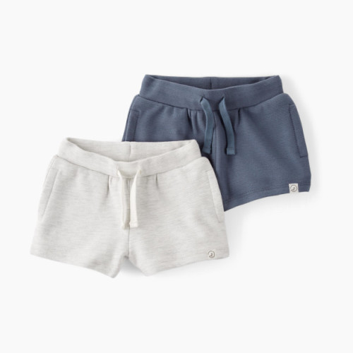 Carter's Little Planet 2-Pack Organic Cotton Textured Shorts - Multi-Color, 3 M