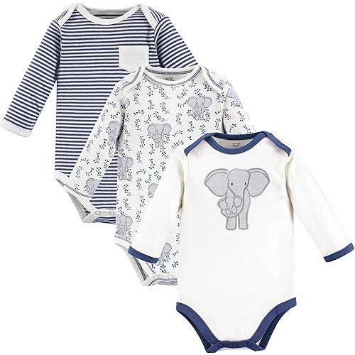 Touched by Nature Organic Cotton Long-Sleeve Bodysuits